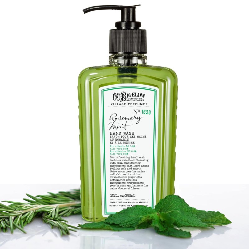 C.O. Bigelow Rosemary Mint Hand Care Gift Set - Hand Wash & Lotion | 10 Fl Oz, Moisturizing Duo