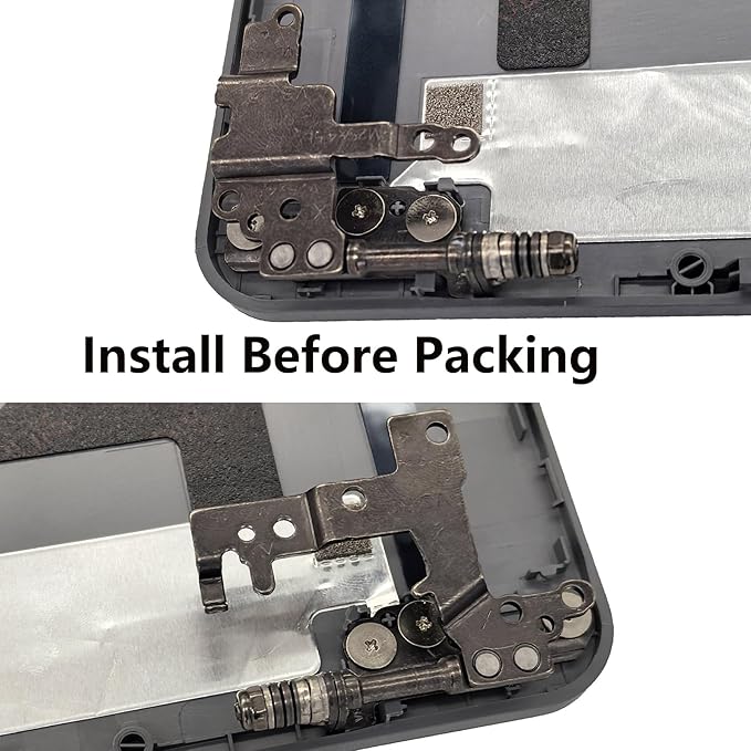 Jxjslp Replacement LCD Cover Back With Hings Front Bezel With Hinges Cap for Lenovo Ideapad 1-15ADA7 82R1, 1 15AMN7 82VG, 1 15ALC7 82R4 Series Laptop Rear Case Top Lid 5CB1M48453 5CB1F36621 5CB1F36618