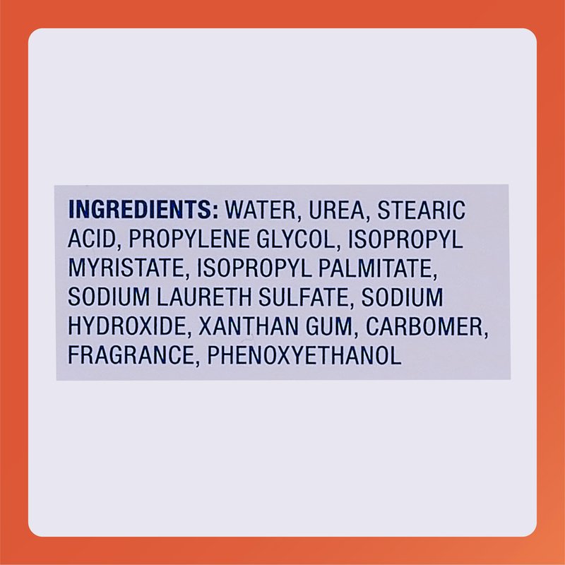 Rugby Urea 20% Intensive Hydrating Cream - Urea Cream for Feet, Hands, Knees, and Elbows - 3 Oz (1 Pack)