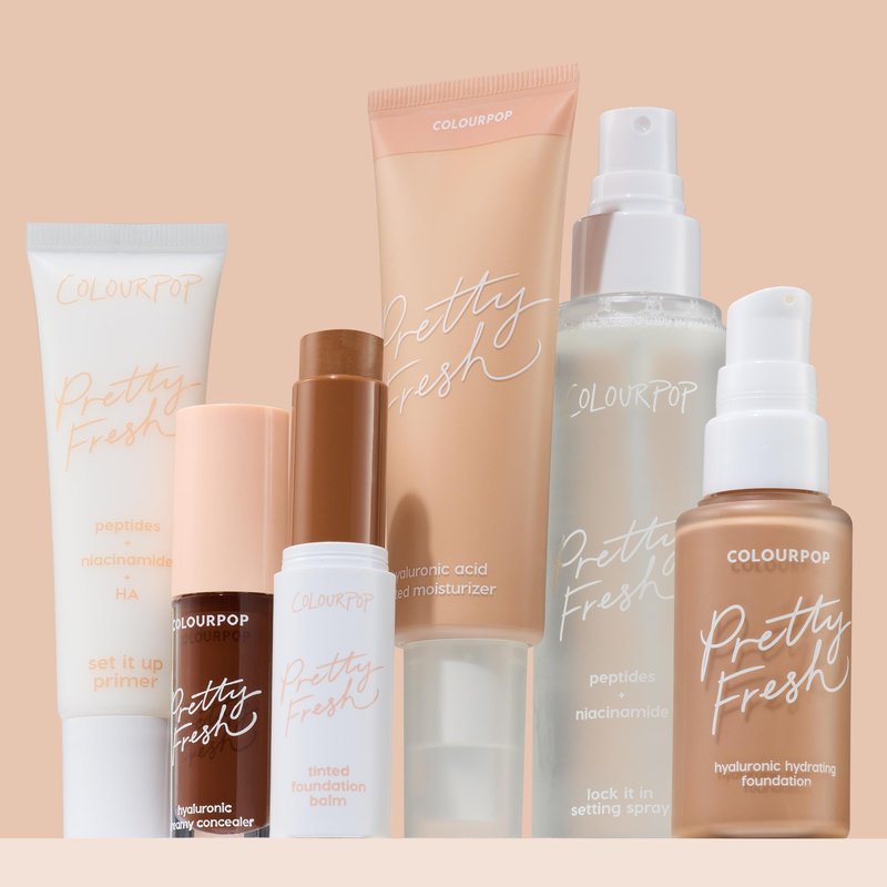 ColourPop Pretty Fresh Tinted Moisturizer - Hydrating Skin Tint with Lightweight Coverage - Formulated with Hyaluronic Acid & Coconut Water for Healthy-Looking Skin - Deep Dark 22N (1.45 oz)