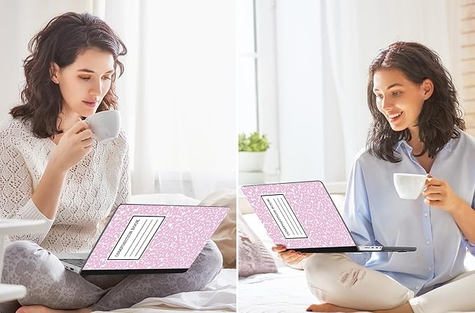 Tuiklol for MacBook Pro 14 Inch Case 2024-2021 Release M4 A3112 A3401 A3185/M3 A2918 A2992/M2 A2779/M1 A2442 Pro/Max,Hard Shell Case with Screen Protector for Touch ID,Composition Book