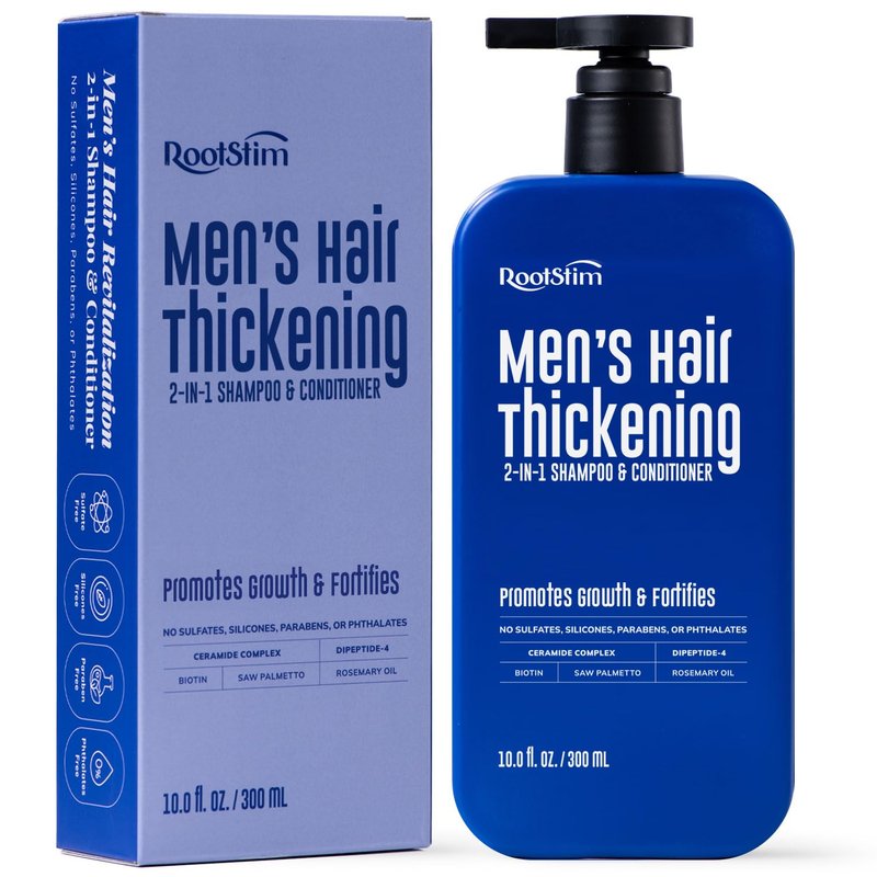 DHT Blocking Shampoo for Men | Hair Thickening & Anti-Hair Loss Formula with Biotin & Saw Palmetto - 10oz, Sulfate-Free