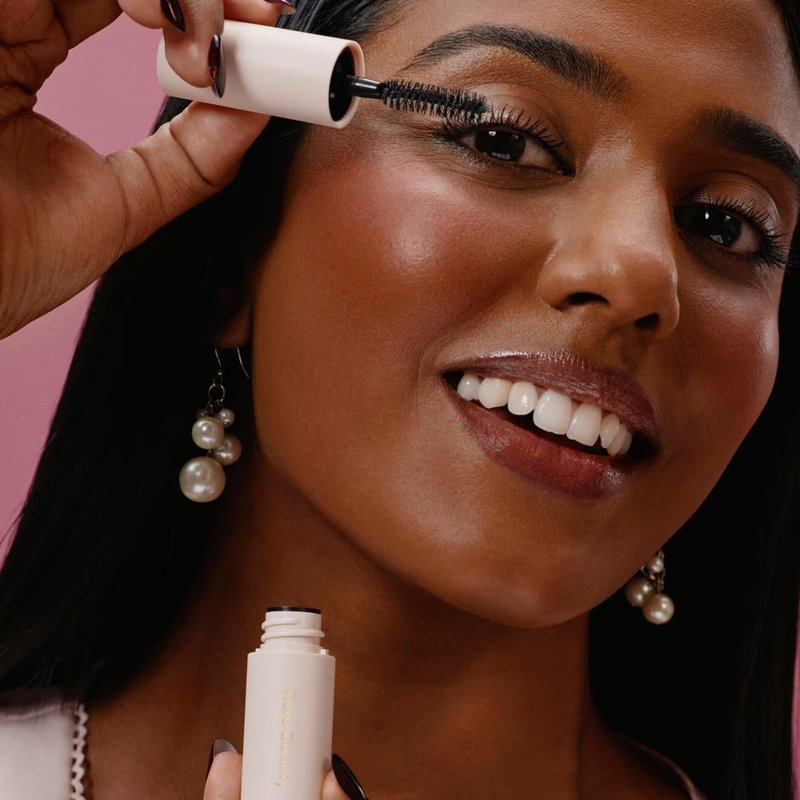 Rare Lash & Brow Essentials Set – Mini Volumizing Mascara and Clear Lifting Brow Gel Duo for Fuller Lashes and Sculpted Brows