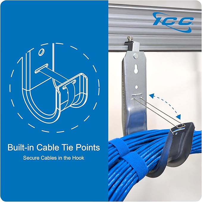 ICC J-Hook in 25 Pack (Beam Clamp, 1 5/16 in)