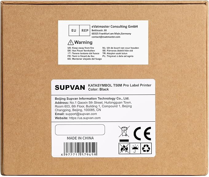 SUPVAN T50M Pro Bluetooth Label Maker Machine with 4 Tapes, Wide Waterproof Label, Versatile App with 30+ Fonts and 660+ Icons, Inkless Labeler for Home, Kitchen, School, Office Organization, Set 3