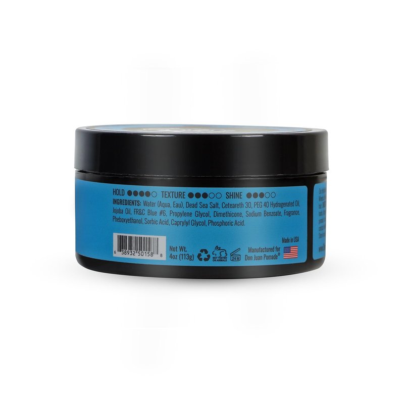 Don Juan Hybrido Pomade | Water Based | Strong Hold | High Shine | Natural Plant Extracts and Ocean Minerals | Summer Sea Breeze Scent