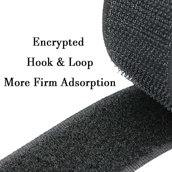 UONIKA 32 pcs 1-inch-wide Hook and Loop Cable Straps, 8"-12"-18"-24"-36" Adjustable Fastening Straps, Fixing and Organizing Cable Ties Set, Multi-Purpose Nylon Cinch Strap, Heavy-Duty Storage Straps
