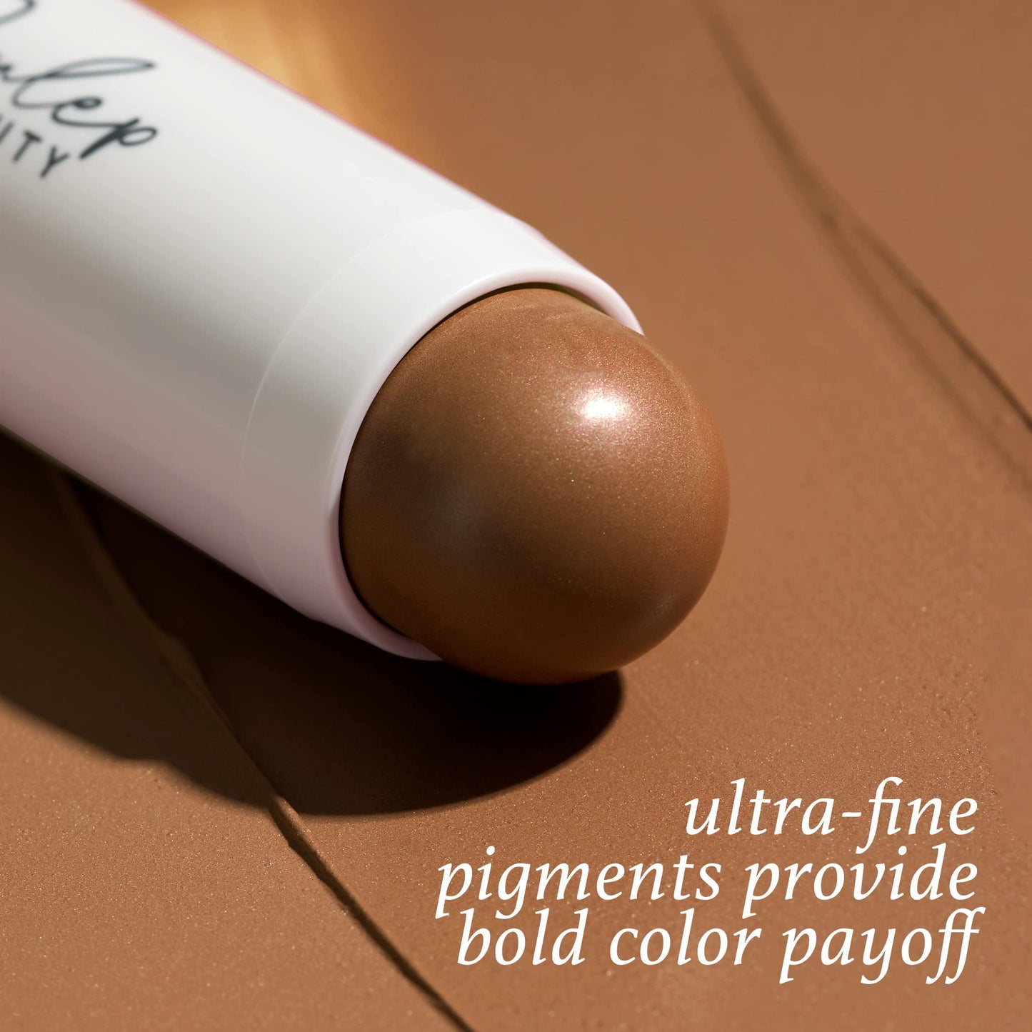Skip The Brush Contour Duo - Cream to Powder Multi-Purpose Makeup Sticks - Pigmented, Buildable Color for Eyes, Cheeks, and Lips - Melted Cocoa + Golden Guava