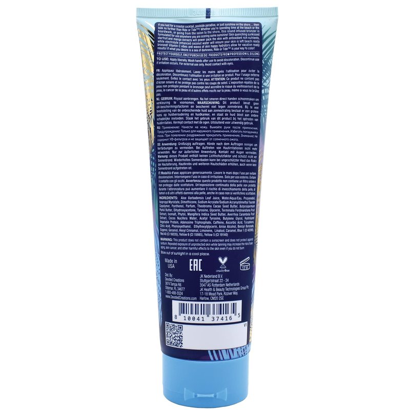 Devoted Creations Ride or Tide - Beach Ready Bronzing Lotion with Enhanced Coconut Water