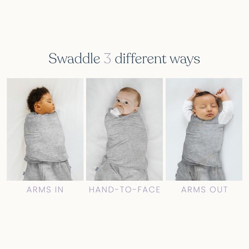 HALO SleepSack Swaddle - SuperSoft Bamboo Viscose, 3-Way Adjustable, 2-Way Zipper, 2 TOG