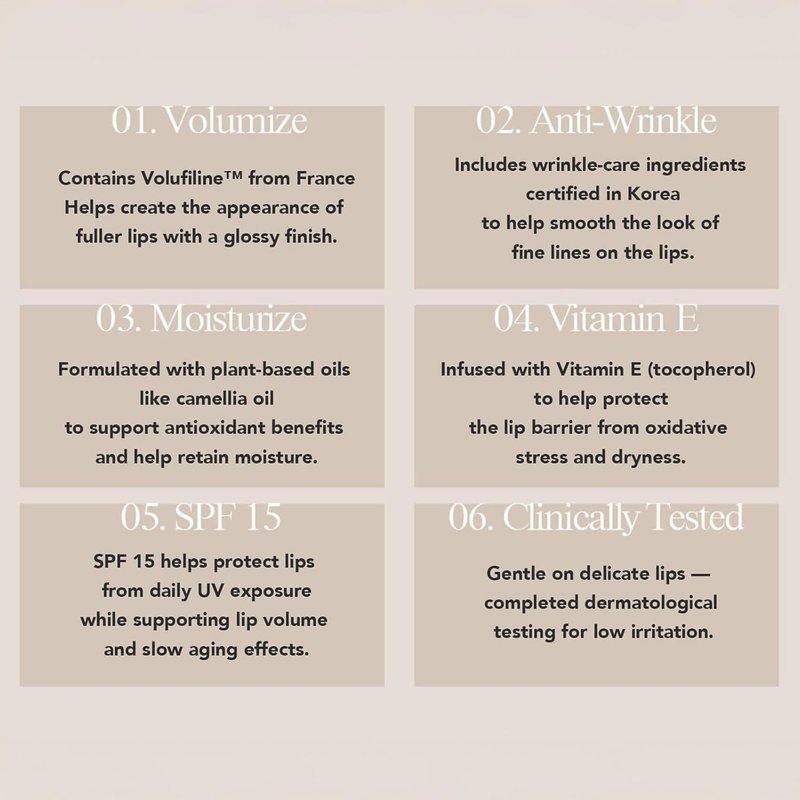 A'Prep Healthy Glow Lip Treatment – Lightweight Moisturizer SPF 15, Non-Sticky Lip Balm for Hydrating & Nourishing Care, Korean Skincare, 10ml 0.34fl. oz.