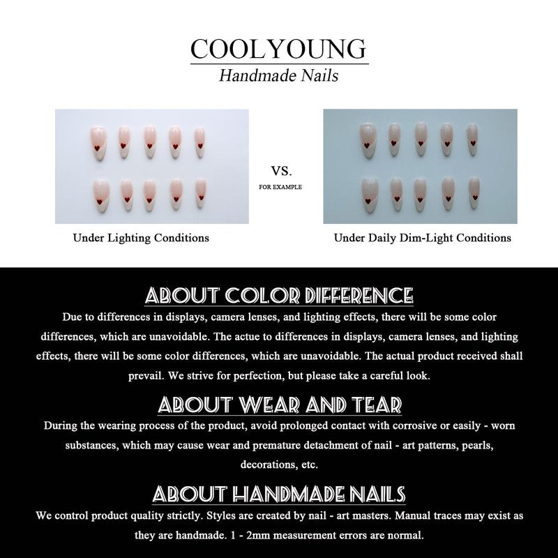 Homemade Press On Nails, Short Almond Press On Nails, Press On Nails Acrylic, Blue Press On Nails, Fake Nails With Designs, Press On Nails 3D, COOLYOUNG Handmade Nails, 10 PCS, Size S