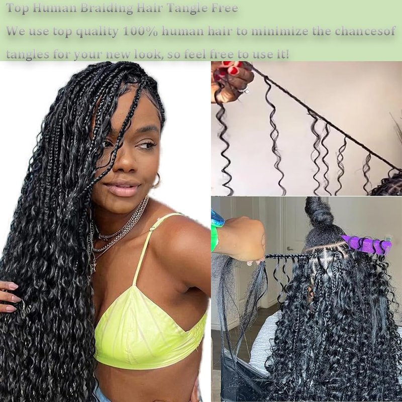 PXCPXC Human Hair Bundles Water Wave Full and Thick for Women Curly Burmese Human Hair Bundles 100% Unprocessed Wet and Wavy Hair Bundles Natural Black Color(16 inch)