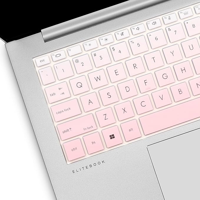 Keyboard Cover for HP EliteBook 830 835 840 845 1040 G9 G10 13.3 14 inch Laptop Accessories Keyboard Protective Skin (Not fit The 830/840/845/1040 G8 G7 G6 G5 G4 G3) -Ombrepink