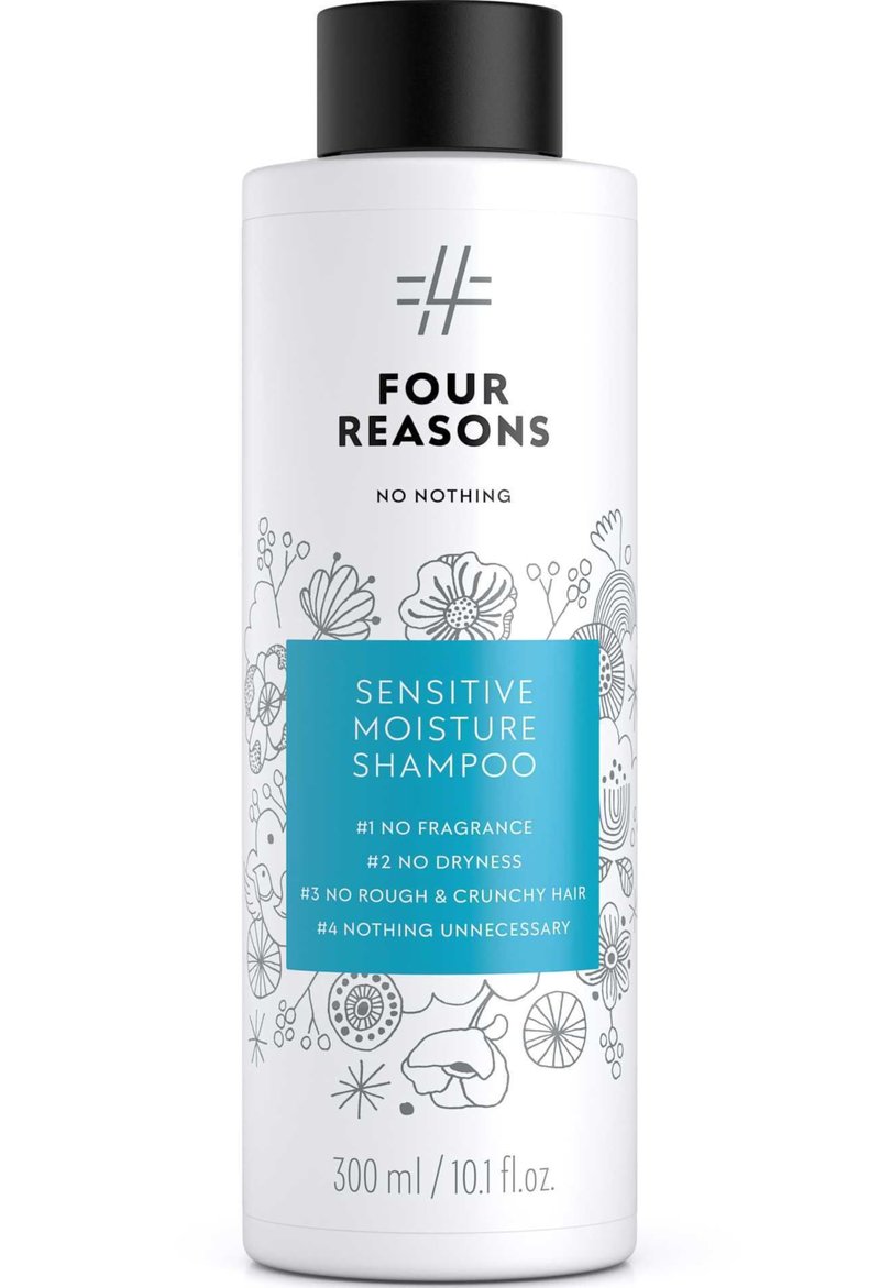 No nothing Moisture Shampoo - Fragrance Free Moisturizing Shampoo for Dry Hair & Sensitive Scalp - Hydrating, Hypoallergenic Hair Shampoo for Women with Avocado Oil - Vegan, Paraben Free, 10.1 Fl Oz