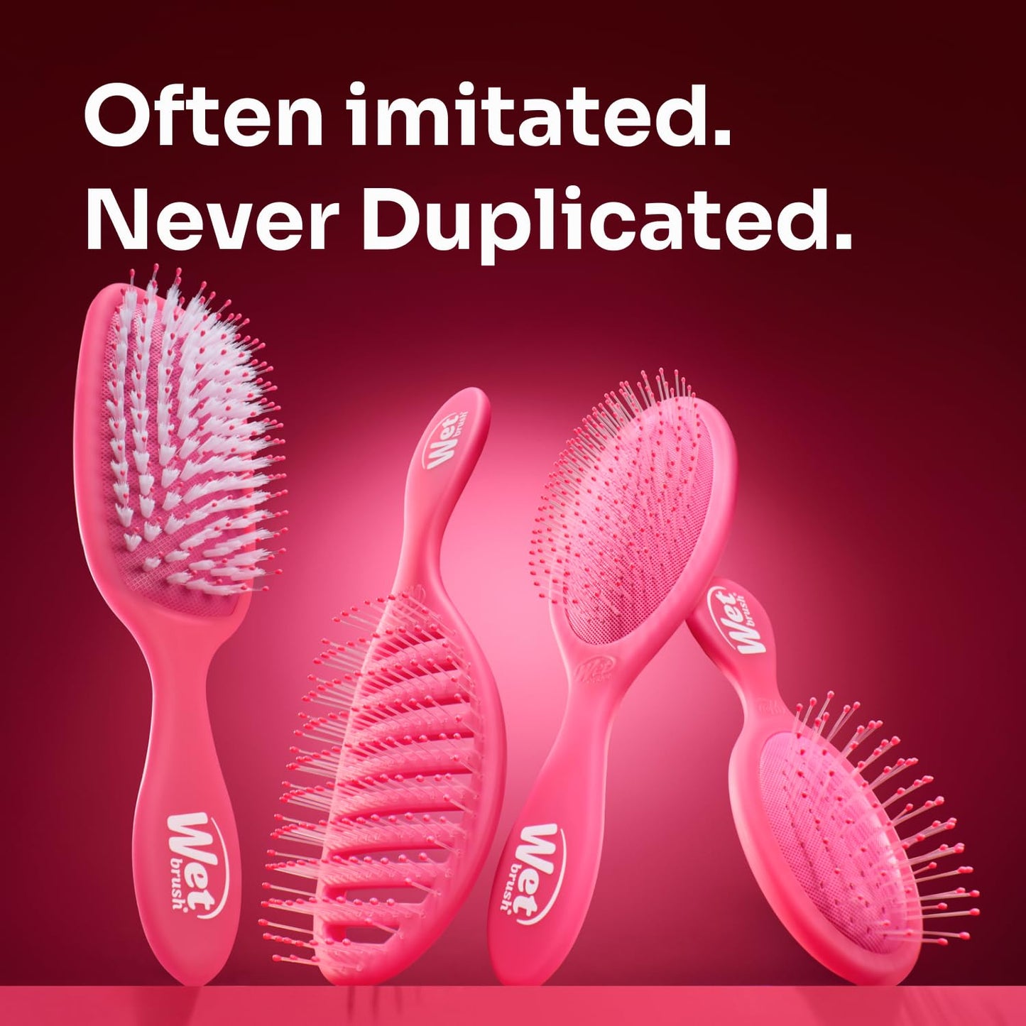 Wet Brush Detangling Brush, Original Detangler Brush (Sky) - Wet & Dry Tangle-Free Hair Brush for Women & Men - No Tangle Soft & Flexible Bristles for Straight, Curly, & Thick Hair