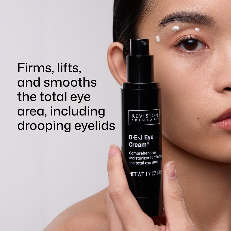 Revision Skincare D·E·J Eye Cream®, Clinically Proven to Reduce Under-Eye Fine Lines and Wrinkles with Peptides and Hyaluronic Acid for a Firmer, Smoother Eye Area, 0.5 fl oz