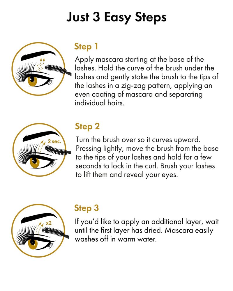 Toplash Extra Ebony Mascara - Keratin & Vitamin E Infused for Lush Lashes | Long-Lasting Volume