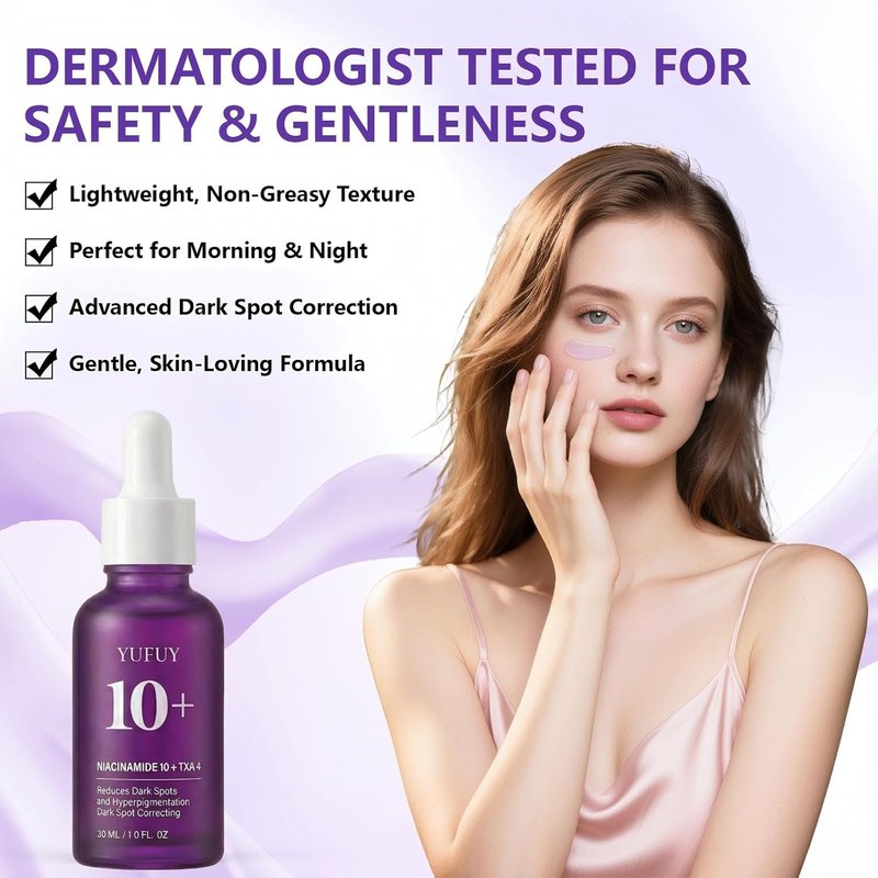 Niacinamide 10% & TXA 4% Serum - Korean Dark Spot Corrector for Glass Skin | Pore Care for Sensitive Skin (30ml)