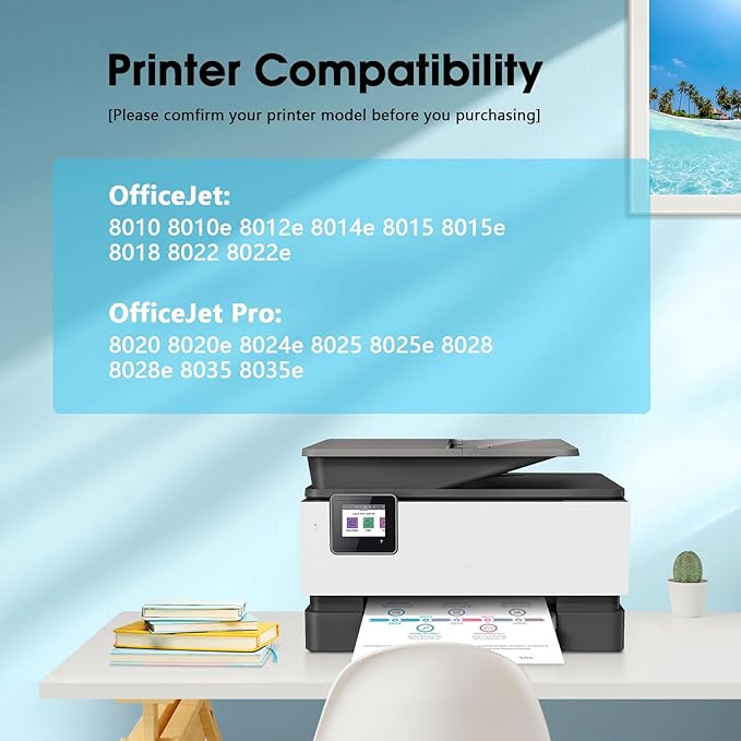 YATUNINK 910XL Ink Cartridges Combo Pack Compatible for HP 910 XL Works with HP OfficeJet 8010e 8012e 8014e 8015e 80188022e OfficeJet Pro 8020e 8024e 8025e 8028e 8035e (4Pack)