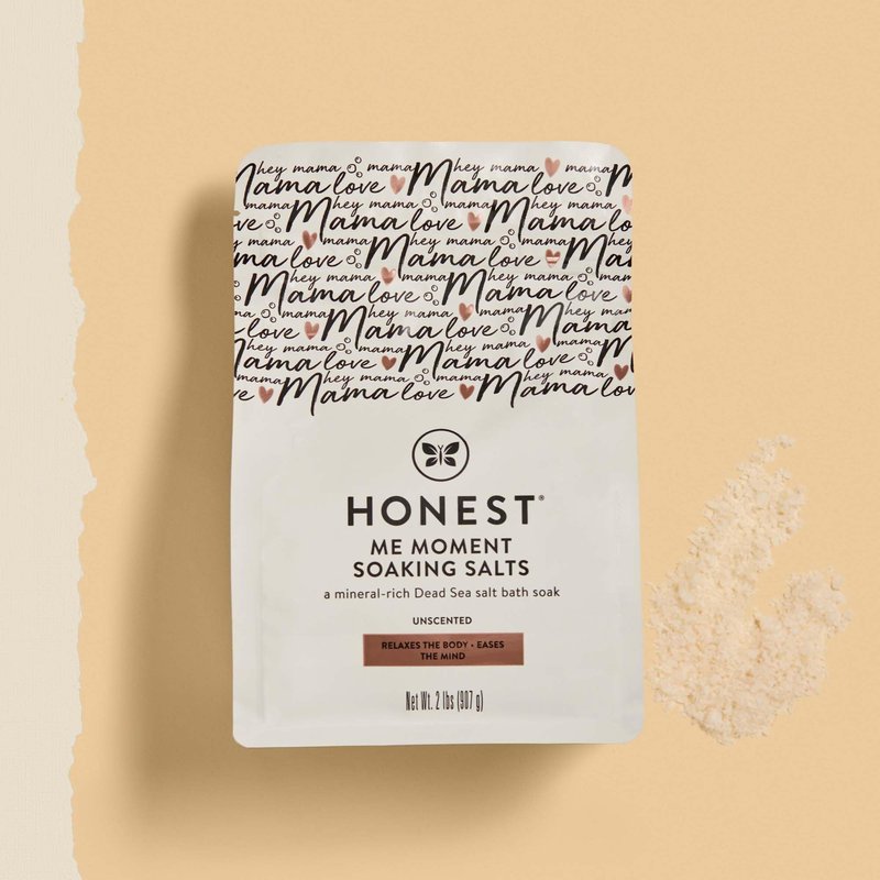 The Honest Company Mama Me Moment Soaking Salts Calming Mineral-rich Dead Sea Salt Soak 2 lbs