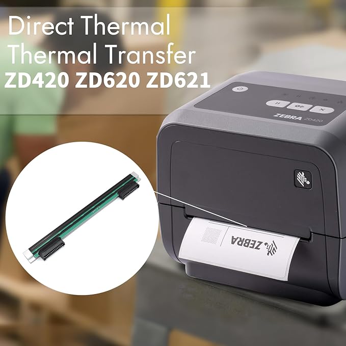 P1080383-227 New Printhead for Zebra ZD420 ZD620 ZD621 D/T-Series Thermal Mobile Label Printer 300dpi Genuine P1080383-416