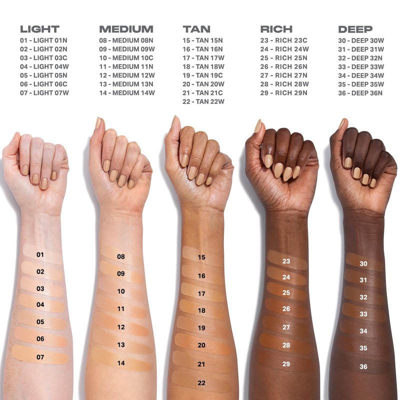 Morphe Lightform Dewy Foundation - Extended Hydration Foundation Makeup with a Lasting, Natural Radiant Finish - Long-Wearing Formula with Buildable, Medium Coverage - Medium 13N (1.01 fl oz)