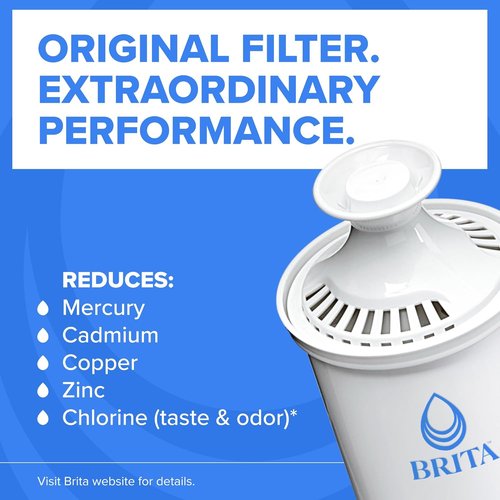 Brita UltraMax Water Dispenser - BPA-Free 27-Cup Capacity | Reduces Copper, Cadmium & Mercury