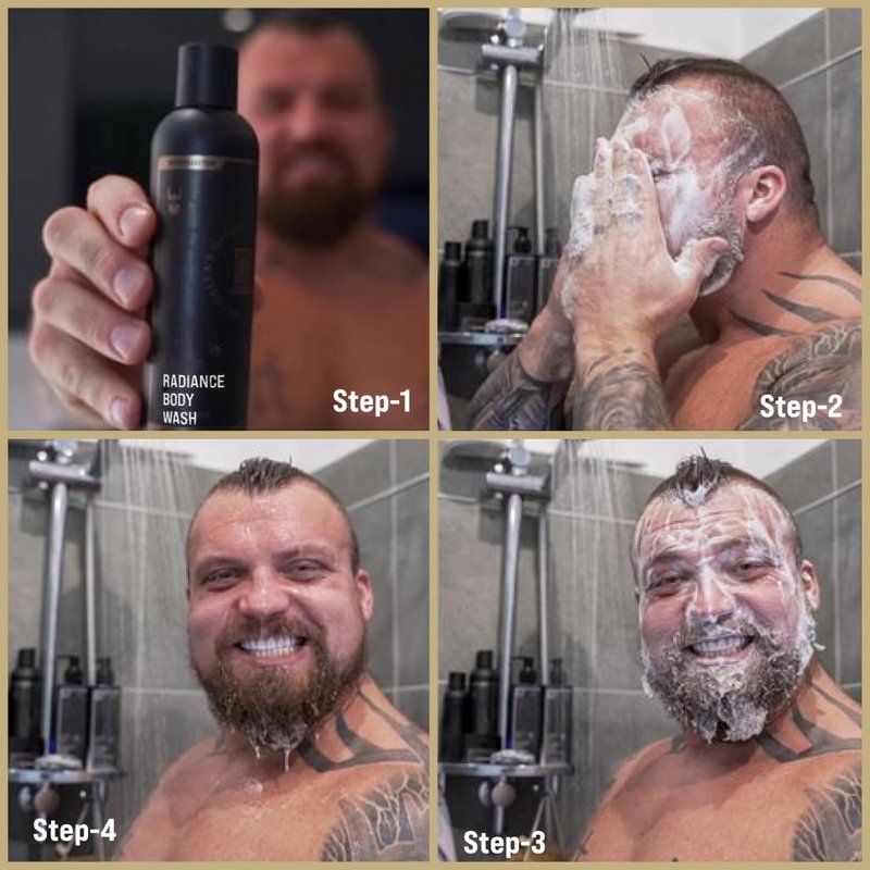 Men's Body Wash - Aesir's Triumph Natural Shower Gel | Skin Cleaning Agent - 240 mL / 8 fl. oz.