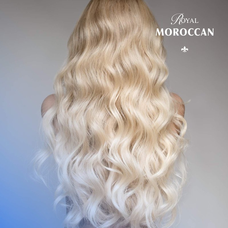 Style Cream for Frizzy Hair Control and Color Treated Hair | Style Defining Cream | Moisturizing Style Conditioner Cream | Hair Styling Cream (Royal Moroccan Argan Oil Hair Products | (500 ml 16.9)