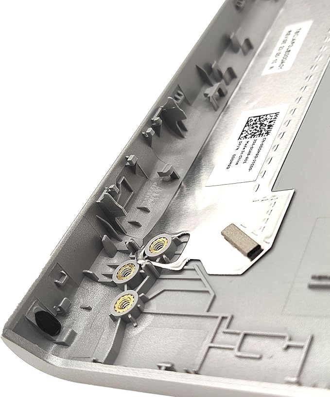 Jxjslp Replacement LCD Back Cover Rear Top Lid with Hinges for DELL Inspiron 15 3510 3511 3515 3520 3525 Series Laptop 0DDM9D DDM9D Silver