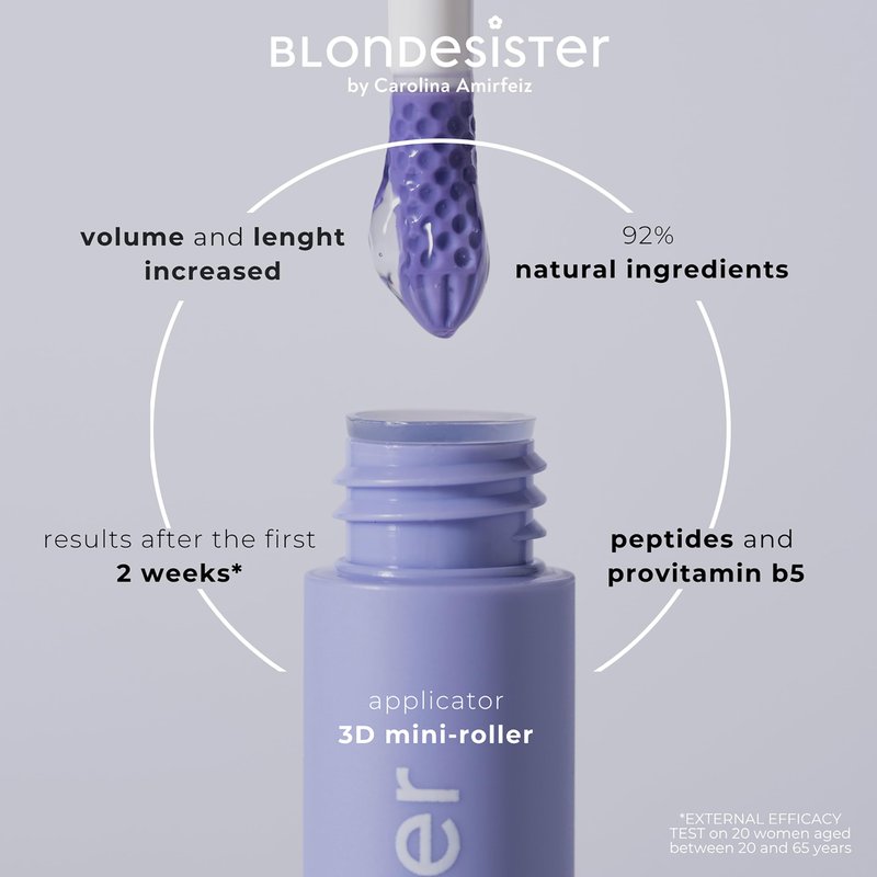 Blondesister 2 in 1 Eyes First Eyelash and Eyebrow Serum - 0.084 oz