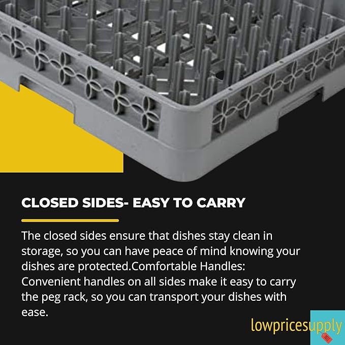 SET of 3 Commercial Restaurant Dishwasher Dish Washer Machine Cup Peg Tray Rack