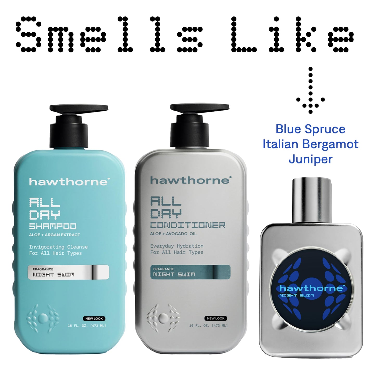 Hawthorne Thicker Hair Shampoo and Conditioner Set. Men’s All Natural Shampoo and Conditioner Set with Thickening Shampoo and Everyday Conditioner. Sulfate Free, Paraben Free. 8 Fl Oz Each.