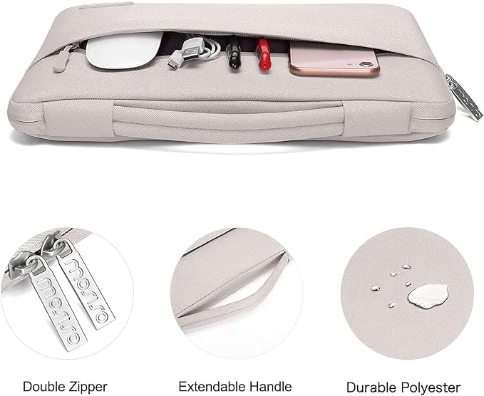 MOSISO Compatible with MacBook Air 13 inch Case M5 2026 M4 2025 M3 M2 2024-2022 A3449 A3240 A3113 A2681,Hard Shell&Sleeve Bag&Keyboard Skin&Webcam Cover&ScreenFilm for MacBook Air 13.6, Stone Gray