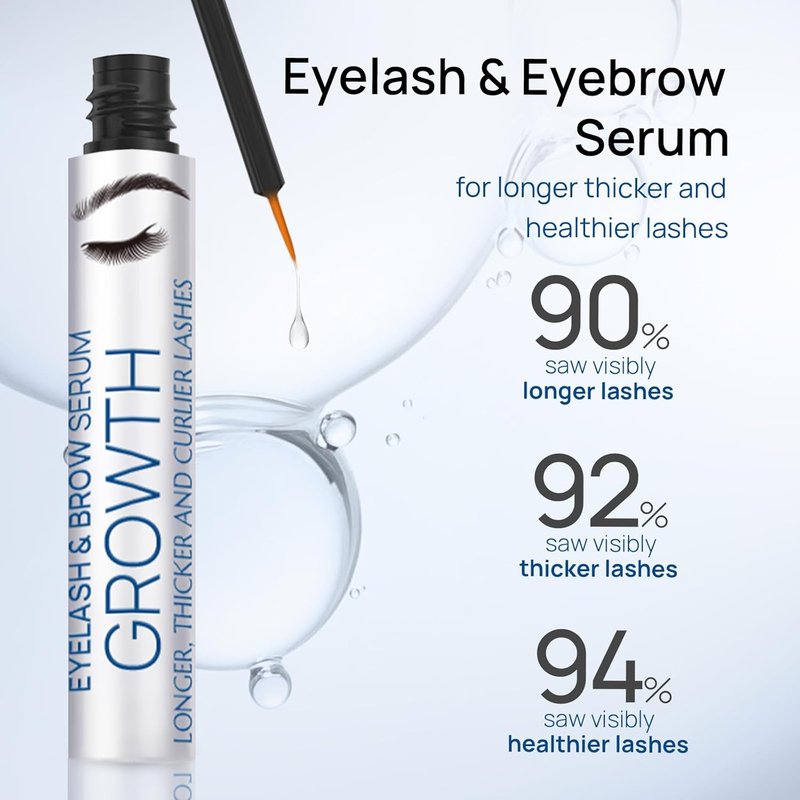 Lash Serum for Thicker, Longer Eyelashes & Brows - Vegan, Nourishing Formula | 5ml