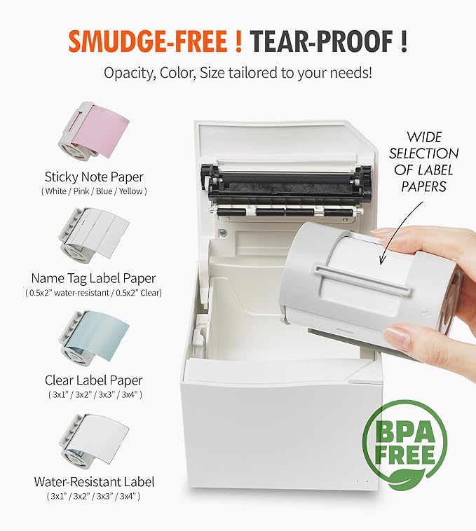 MANGOSLAB Thermal Sticker Printer