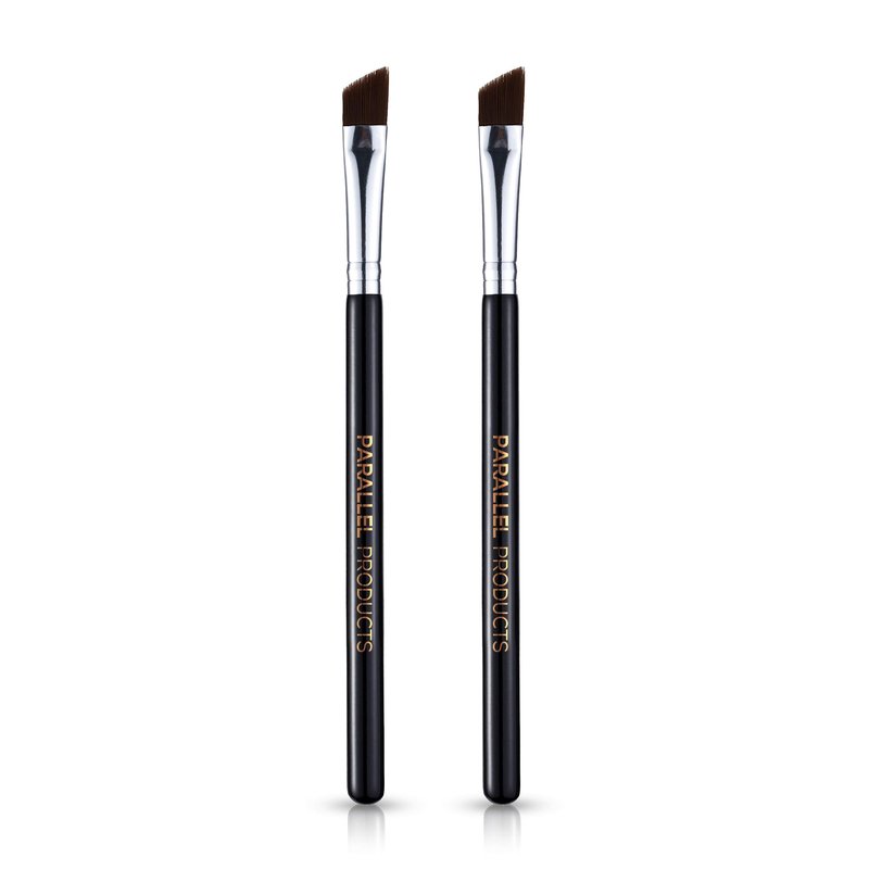 Parallel Products - The BROW Brush - (2 Pack) Premium Angled Eyebrow Brush for Powder, Henna, Cream, Tint, Makeup, Gel, Lamination and Wax