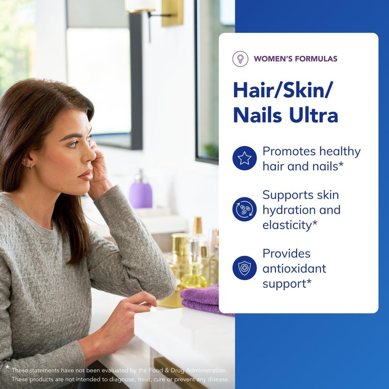 Pure Encapsulations Hair/Skin/Nails Ultra Advanced Beauty Supplement - Biotin & Collagen Supplement for Healthy Hair, Strong Nails & Youthful Skin Support* - 60 Capsules