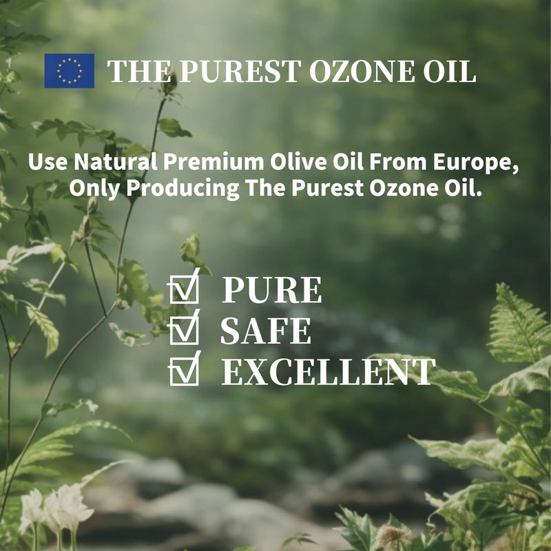 PrO3 Fully Ozoneted Olive Oil-100% Pure Ozone Oil-1 OZ-Glass Dropper Bottle-Organic Natural for Skin Care Essence Oil- Rich in Reactive Oxygen.