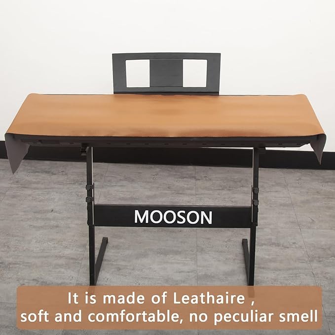 Mooson Keyboard Piano Cover, Digital Piano Dust Cover, Light Luxury Soft and Premium Surface, Thickening Electronic Organ Covering Keyboard Update Encasement (Brown)