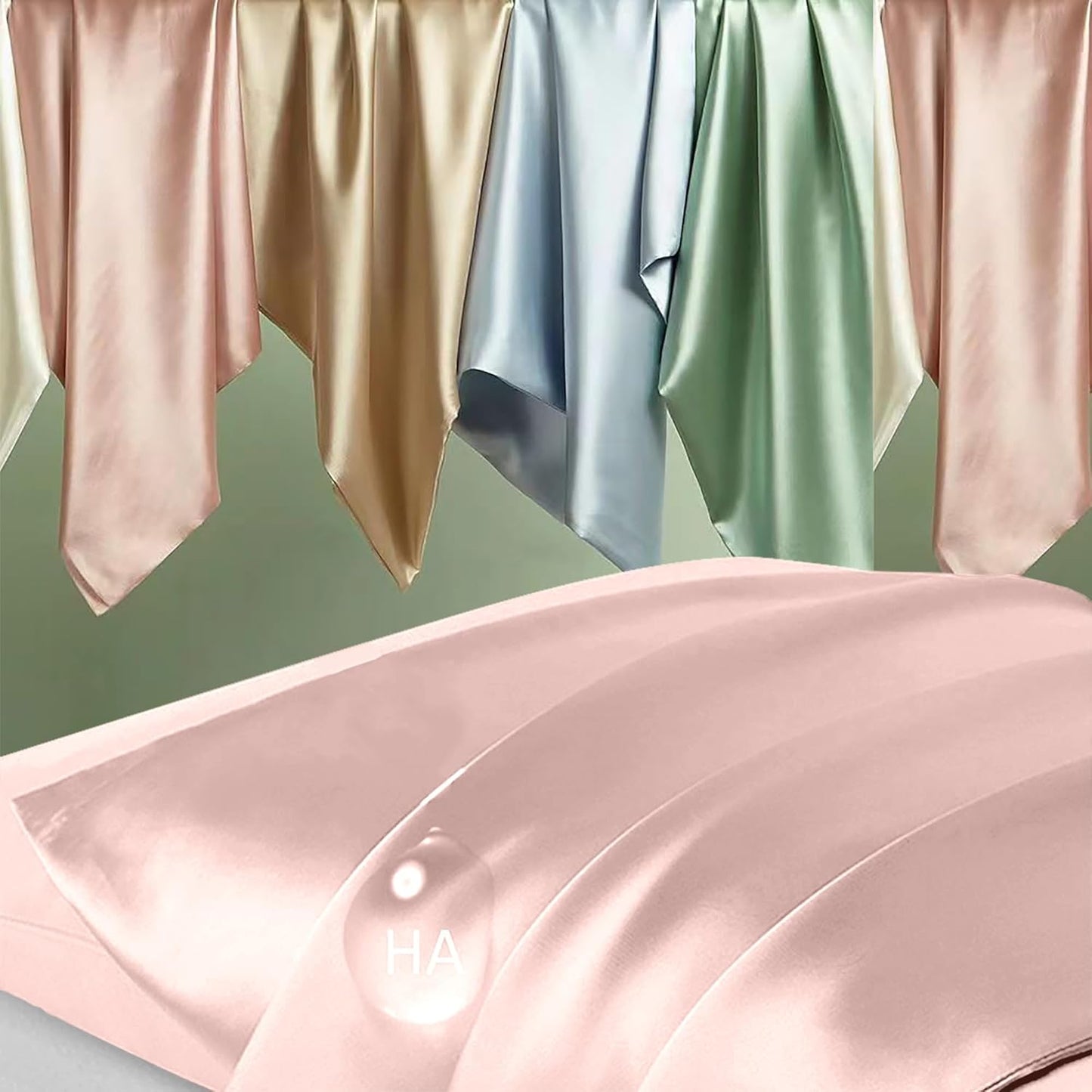 Mulberry Silk Pillowcase Set by Skiennix - Anti-Acne & Hair Care | Queen Size, Coral, 2 Pack