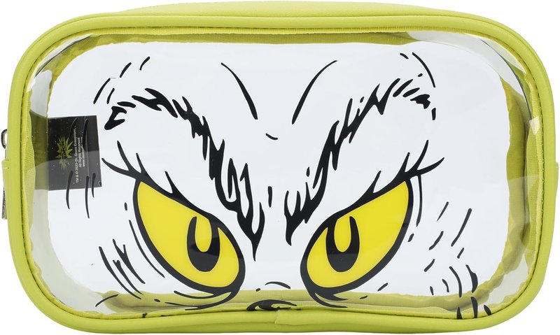 Grinch Travel Cosmetic Bags - Set of 3 Fun & Festive Organizers | Perfect for Holiday Travel