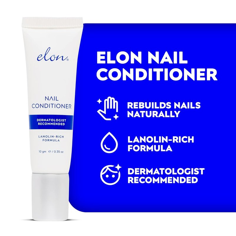 Elon Essentials Kit | Healthy Nail Conditioner & Cuticle Oil Set - Manicure Tools for Daily Strengthening & Moisturizing