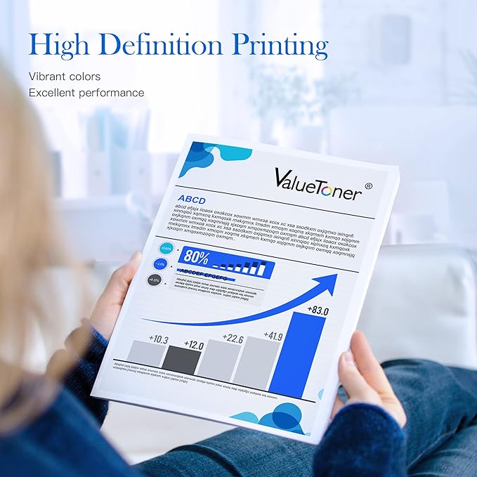 Valuetoner Ink Cartridges High-Capacity Black & Standard Color Remanufactured