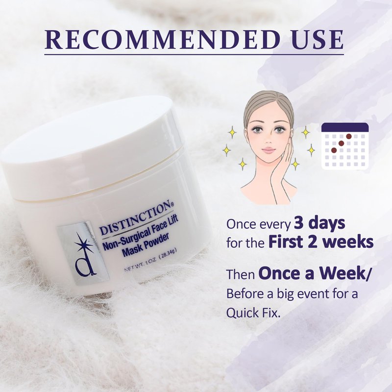 Distinction Face Lift Mask Powder, Firms & brightens skin w/ Vitamin C, 1 oz