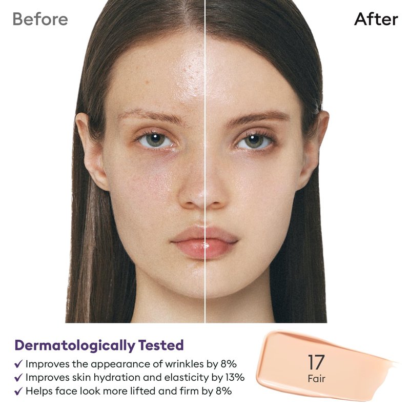 MISSHA M Perfect Cover Serum BB Cream No.17 Fair- Fair with Cool Undertone, Skin Tint, Tinted Moisturizer, Skin Care Foundation Makeup, Korean Makeup,1.18 Fl oz