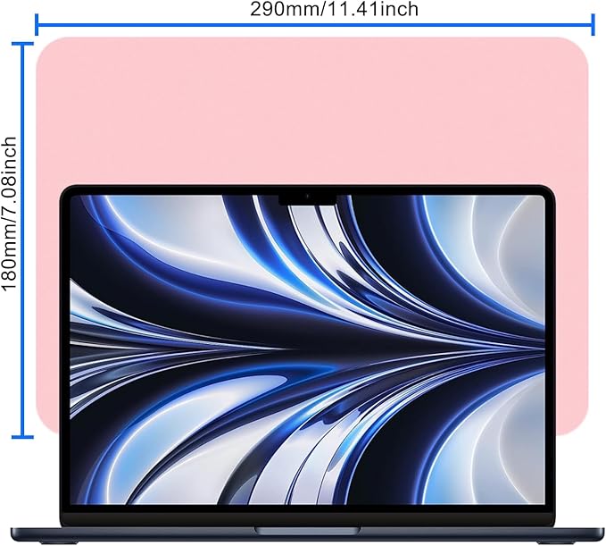2 Pack Microfiber Liner Cleaning Cloth Screen Keyboard Imprint Protection for MacBook Neo/Pro/AIR 13" 14" (2018-2026), Compatible MacBook Neo 13/MacBook Air 13 M4 M3 M2 M1/MacBook Pro 14 (M5- M1)