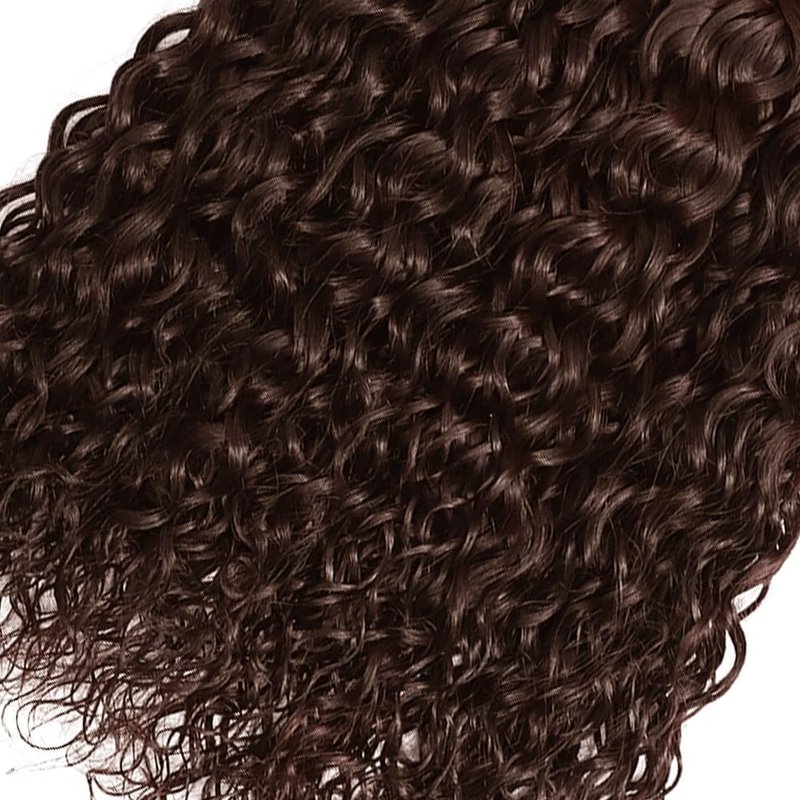 Brazilian Chocolate Brown Human Hair Bundles - Deep Wave 8-10-12 Inch | Unprocessed Virgin Hair for Black Women