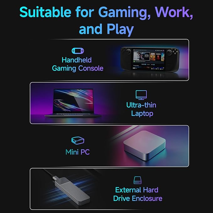 fanxiang 500GB M.2 2230 NVMe SSD, PCIe Gen 4x4 Speed up to 4850 MB/s, 2230 SSD Compatible with Steam Deck/ROG Ally/Microsoft Surface Pro/Mini PCs, S630
